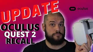 UPDATE: OCULUS QUEST 2 Facial Interface - Official Recall and Silicone Cover Replacement