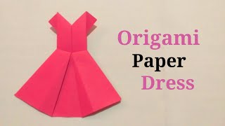 Pretty ❤❤ Origami Paper Dress | Paper Craft