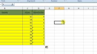 Cara Menentukan Ranking Kelas Dengan Rumus Excel