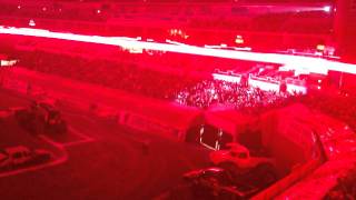 Monster Jam Des Moines Iowa revealing of Hot Wheel