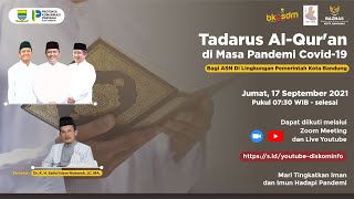 Tadarus Al-Qur'an di Masa Pandemi Covid-19 Bagi ASN di Lingkungan Pemerintahan Kota Bandung