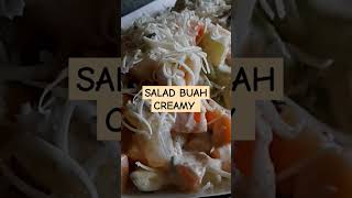 SALAD BUAH CREAMY ❤️❤️ #salad#short#shortvideo#resepsaladbuah#cooking