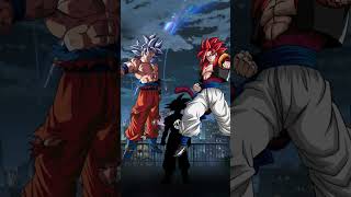 MUI Goku vs Gogeta Blue #youtubeshorts #shorts #dragonball #edit #viral #fypシ