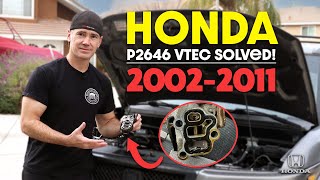 Honda/Acura 2.4L K24 P2646 VTEC Spool Valve (Solenoid) 3 Easy Steps - Permanent Fix