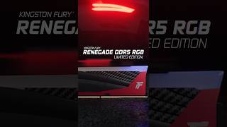 Память DDR5 — Kingston FURY Renegade RGB Limited Edition 😎 #kingstoniswithyou #shorts