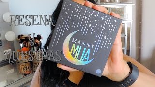 Reseña Y Muestras de Manny Mua Y Makeup Geek Palette