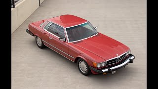 1977 Mercedes 450SLC Driving