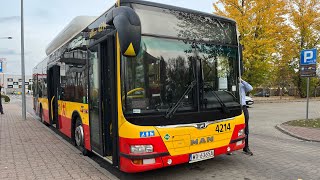 MAN NL313 Lion’s City CNG #4214 (MZA Warszawa) linia 207