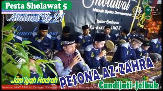 🔴 21 Jam'iyah Pesaona Az Zahra Jelbuk Jember- Gebyar Maulid Pesta Sholawat 5 # 30 Malam