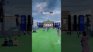 Berlin Brandenburg Gate #shortvideo #europameisterschaft #fußball