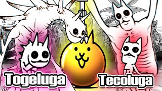 Togeluga & Tecoluga | Nuevos Megarraros a la Colección | Nekolugas | The Battle Cats