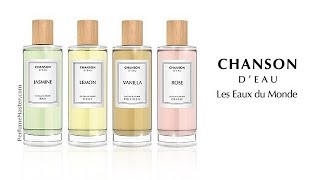 Coty Chanson d'Eau JASMINE Les Eaux du Monde New Fragrance Collection