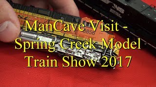 Mancave Visit - Spring Creek Model Train Show - Deshler, NE