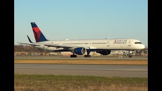 Delta 757-300 take off, DTW