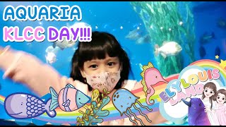 ELYLOUIS LAND || Tour to Aquaria KLCC with Elysha & Louissa 🐟🐠🦀🦈🦐 Part 1