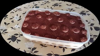 تيراميسو على الطريقة الايطالية بمكونات 🍰  tiramisu