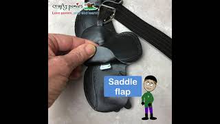 Parts of the saddle with Crafty Ponies