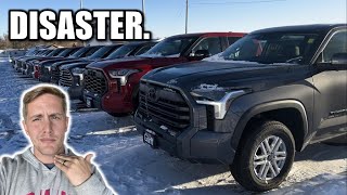 The Truck Market has COLLAPSED! Buyers REFUSE to Pay For OVERPRICED Trucks!