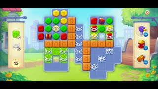 TOWNSHIP   Colorful Puzzle  Match -3  game level # 2174