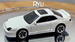 John316diecast Hot Wheels 2022 🌙 Nightburnerz 🌙 5 pack Honda Prelude in white