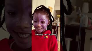 Keisha’s Kids - 5 year old daughter finds makeup 🤦🏾‍♀️ #kidsvideo #kids #makeup #mom #funny