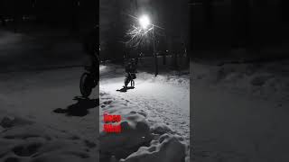 Motobmx 100cc/ Дрифт бмх / Угловая прогулка по снегу )