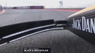 (UNSEEN) Piastri Barely Misses the Pit Wall | FP1| Austin GP 2024