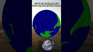 Point Nemo - The farthest point from any land #geography #pointnemo #shorts