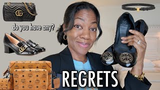 TRENDY STYLE luxury items and my  purchase regrets