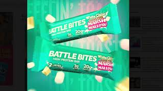 Battle Snacks Reveals an All New White Chocolate Toasted Marshmallow Flavored Battle Bites Bar