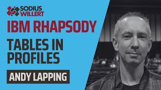 Tables in Profiles with IBM Rhapsody