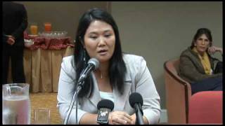 Keiko Fujimori discusses her father's legacy