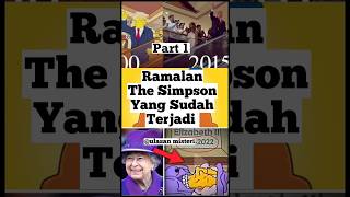 Ramalan The Simpsons Yang Sudah Terjadi, Part 1 #misteri #horrorstories #shortsvideo #shorts