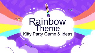 Rainbow Theme Kitty Party Game | Monsoon Theme Kitty Party Game | Sawan Special Kitty Game