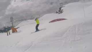 Ben skis in Verbier