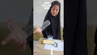 Seru belajar sains #shorts #explore #experiment #science #physics