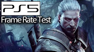 The Witcher 3: Wild Hunt - PS5 Frame Rate Test