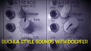 Buchla style sounds with Doepfer