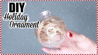 DIY RIBBON HOLIDAY ORNAMENTS - TWO VERSIONS | EASY HOLIDAY DECOR TUTORIAL