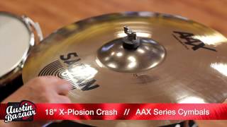 Sabian AAX 18" X-Plosion Crash Cymbal Demo