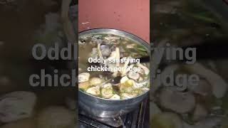 #shorts Oddly satisfying chicken porridge | KT Food Review