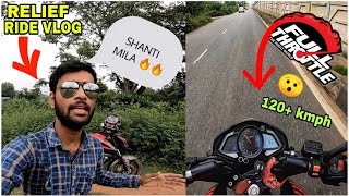 Most Needed Relief Ride vlog 👍||Ns 200 Bs4 Full Throttle ||Adrenaline Rush 🔥||@grvdgp9727