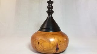 Wood turning - First time turning African Black wood finial (extremely difficult to turn)