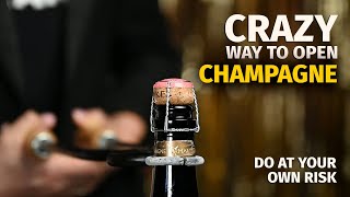 A CRAZY Way to Open CHAMPAGNE (with PORT TONGS)