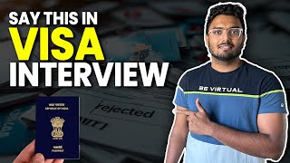 Never get your USA visa rejected ! Top questions in a USA visa interview!