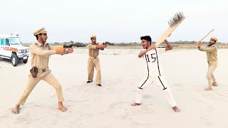 Police V/s kaidi | Nonstop Comedy 🤪 video Amazing Funny Story || Apna Fun Joke