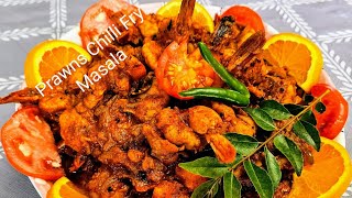 Prawns Chilli Fry Masala 🦐 🌶 | From Markes Kitchen | Study video EP.61