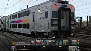 [Train Simulator 2021] NJ Transit Virtual Fanning ALP45DP 4519 departing Hoboken Terminal