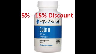 Discount - Lake Avenue Nutrition, CoQ10, USP Grade, 100 mg, 120 Veggie Capsules Review