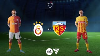 EA FC 24, Galatasaray vs Kayserispor, Sanderson Park, Trendyol Süperlig, icardi, ziyech,